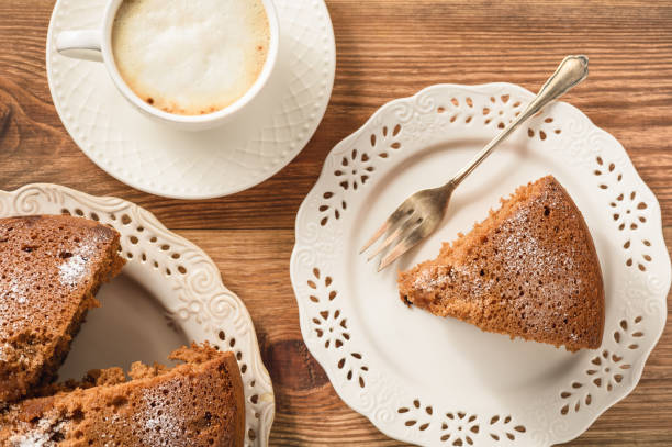 istock Homemade coffe cake and cup of coffee. 924749370