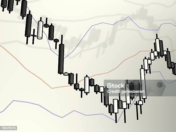 캔들 막대형 차트 Uptrend 스케치 증권 시장과 거래소에 대한 스톡 사진 및 기타 이미지 - 증권 시장과 거래소, 차트, 촛대