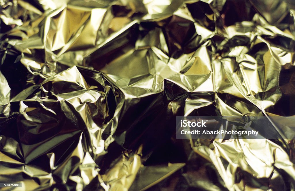 Fundo de Metal Folds - Foto de stock de Aberto royalty-free