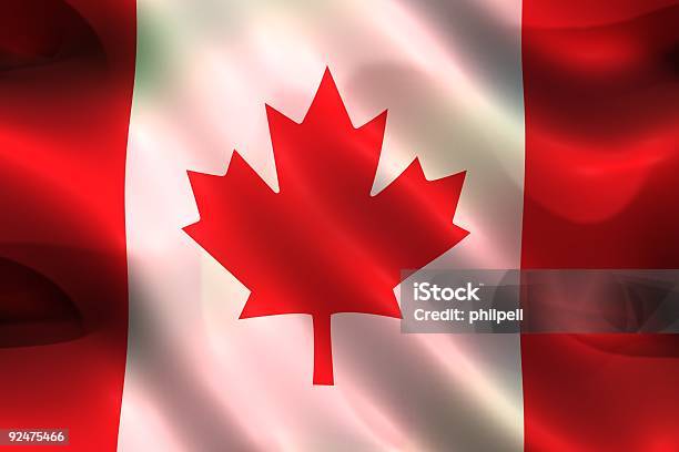 Флаги Канада 3d — стоковые фотографии и другие картинки Без людей - Без людей, Географические объекты, Горизонтальный