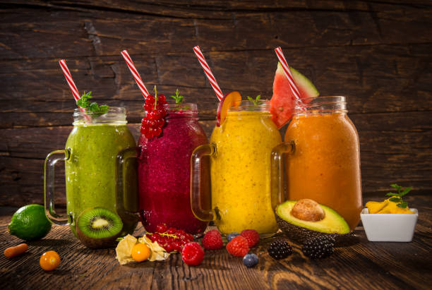 istock Healthy fresh smoothies with ingredients 924760158
