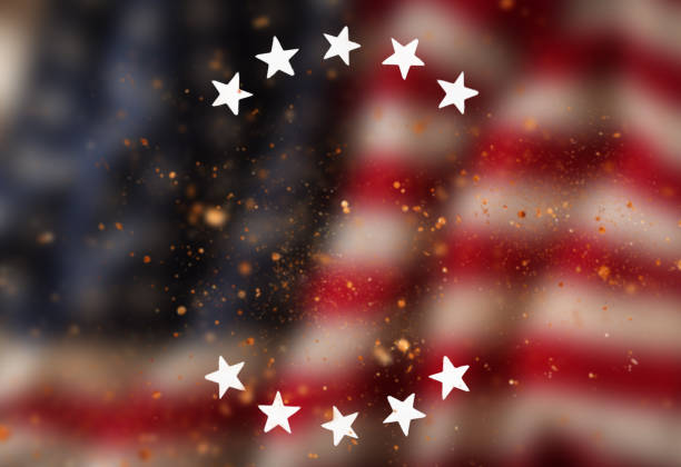Vintage USA flag background. Ready for montage. USA national holidays concept.