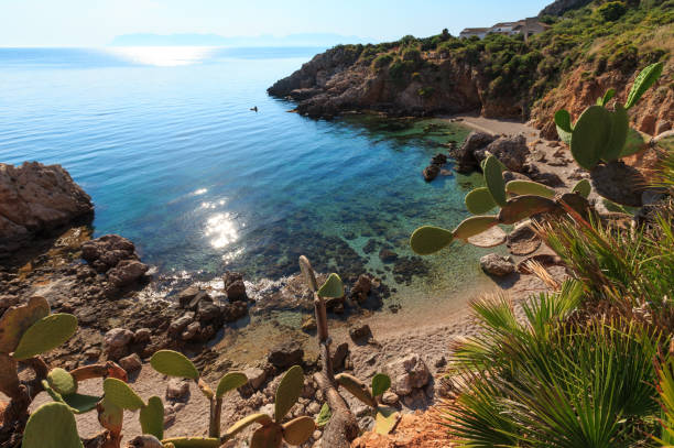 istock Sea bay in Zingaro Park, Sicily, Italy 924760576