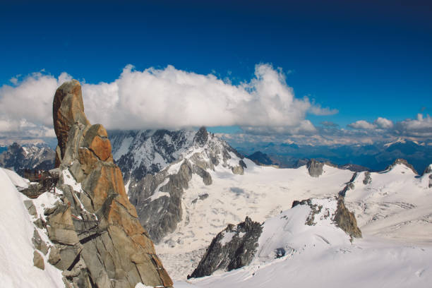 istock Panoramic View Of Snowcapped Mountains Against Sky 924761596