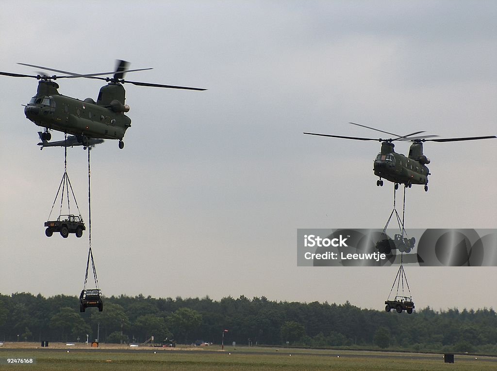 Transport en hélicoptère chinook tactique - Photo de Hélicoptère militaire libre de droits