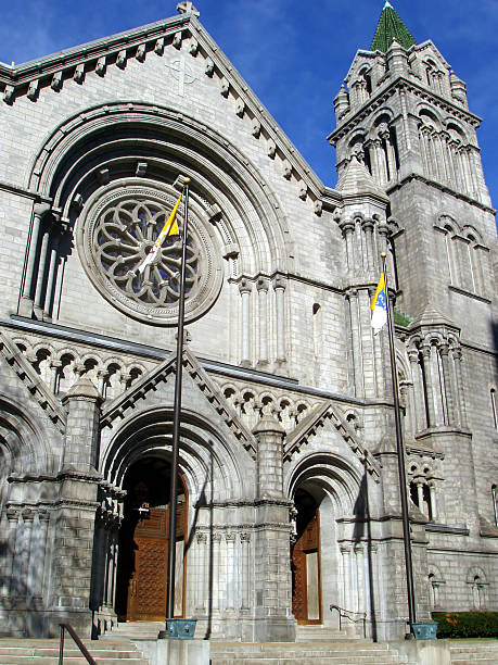 st. louis cathedral - bishop georgia foto e immagini stock