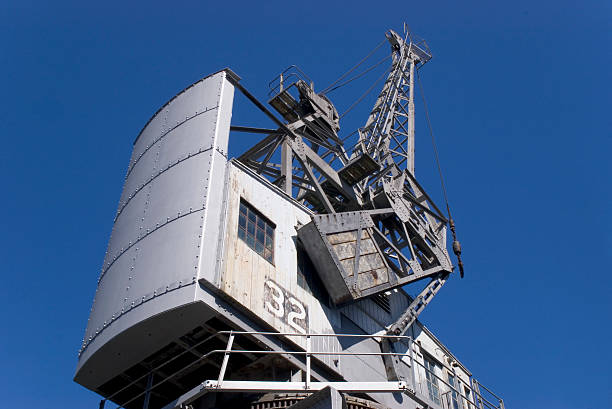 istock Gun metal gray crane 92476822