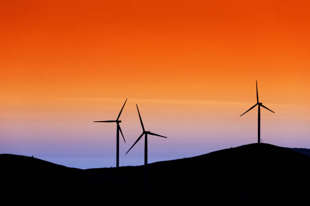 istock Wind turbines in the mountains 924774844