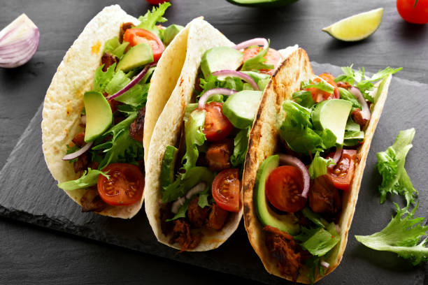 istock Tacos with meat and vegetables 924779698