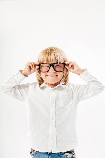 istock Smart boy is a graduate.  Schoolboy with glasses. 924785518