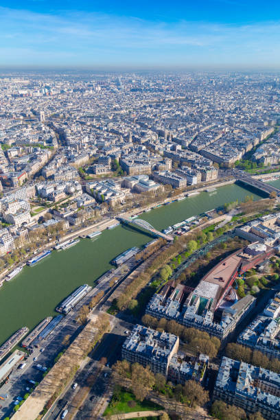 istock Beautiful panoramic view of Paris from the Eiffel Tower 924801620