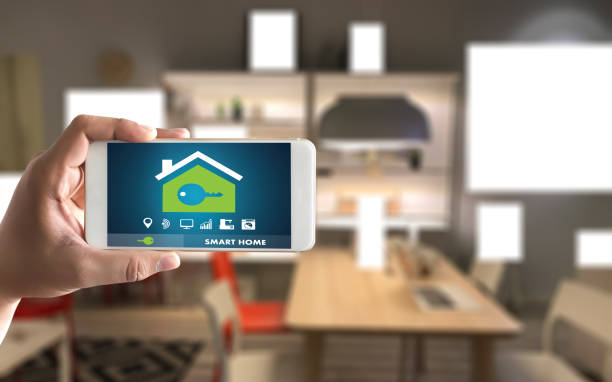 istock Internet of things   iot  Remote home control to modern living room system on phone 924809742