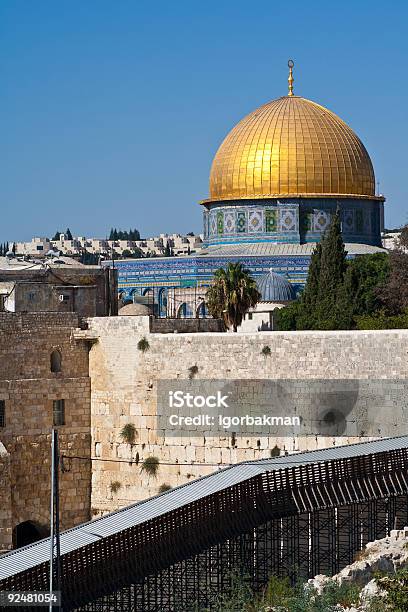Купол Скалы Иерусалим — стоковые фотографии и другие картинки Арабеска - Арабеска, Без людей, Вертикальный