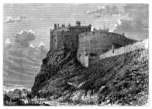 Illustration of a Edinburgh Castle