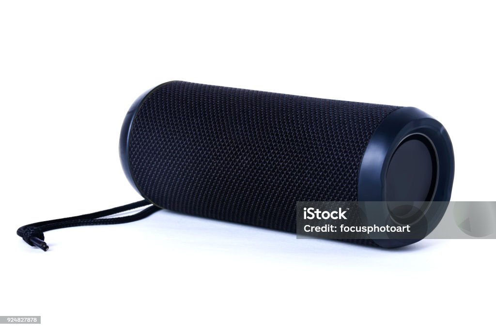 Bluetooth Speaker Isolated On White Background Speaker Stock Photo