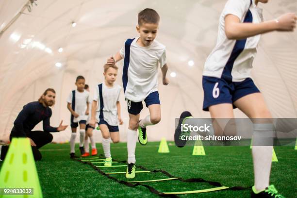 Boys Training Stock Photo - Download Image Now - Child, Soccer, Sports Training