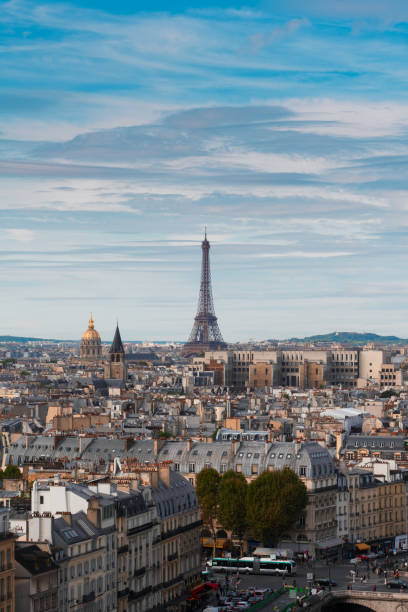istock skyline of Paris with eiffel tower 924837304