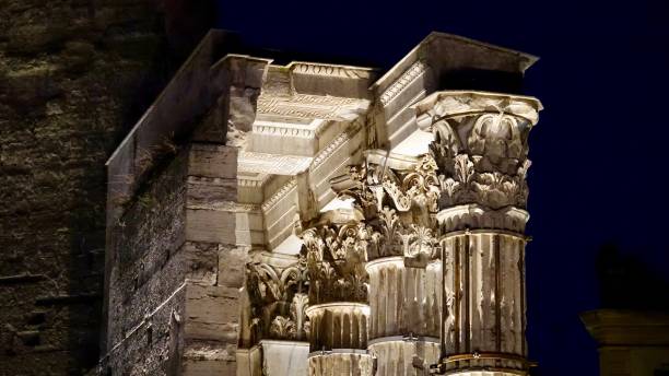 istock View over the Trajan Market by night 924840746