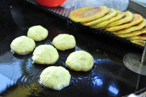 istock Chinese pancake with brown sugar filling 924841324