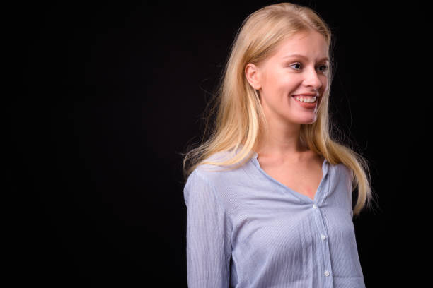istock Happy Beautiful Blonde Woman Smiling 924841358