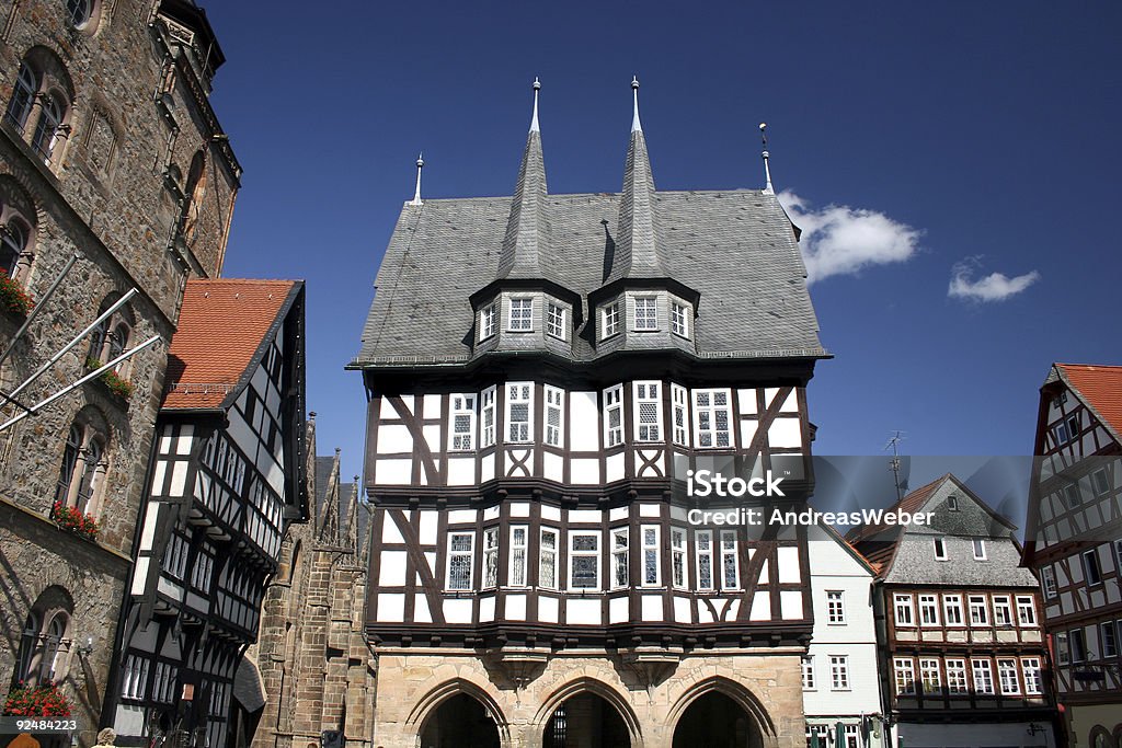 Historisches Rathaus em Alsfeld de Hesse - Royalty-free Hesse - Alemanha Foto de stock