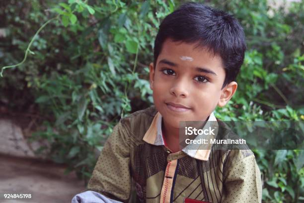 Portrait Of Indian Little Boy Posing To Camera Stock Photo - Download Image  Now - Beautiful People, Boys, Casual Clothing - iStock