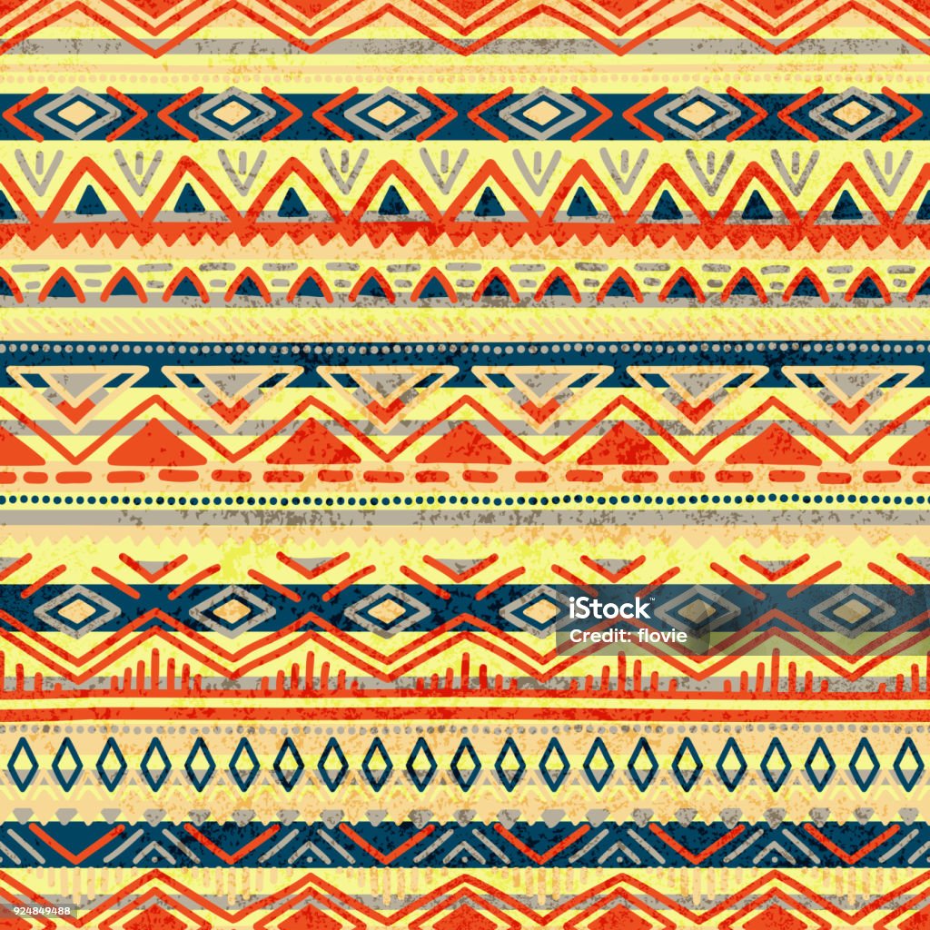 Ethnic Seamless Pattern Stock Illustration - Download Image Now - Abstract,  American Culture, Art - iStock