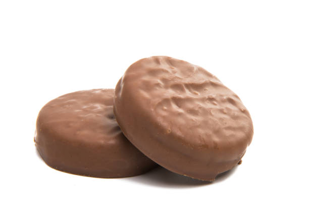 istock chocolate biscuit sandwich in chocolate glaze isolated 924857030