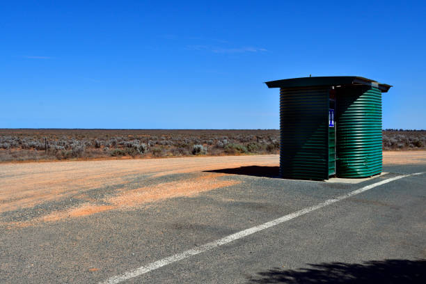 Toilets in the   outback of  Queensland. Australia.