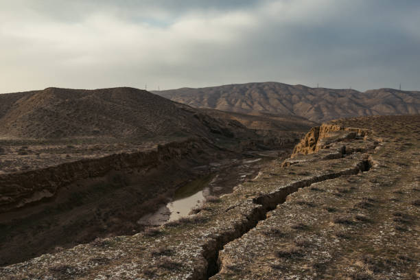 Faults of the earth crust, consequence of the earthquake