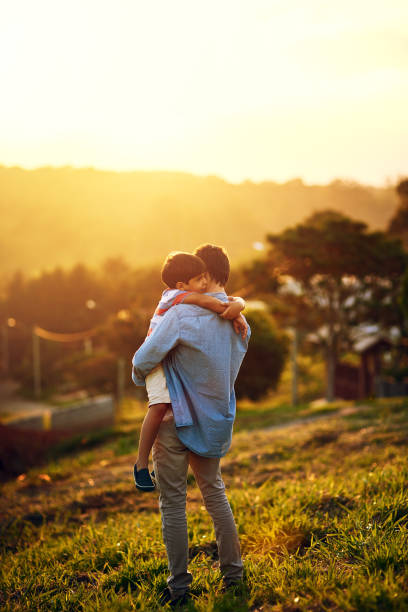 istock Dad's warm hugs are the best 924866050