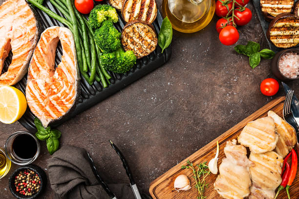 istock Healthy grill food 924870672