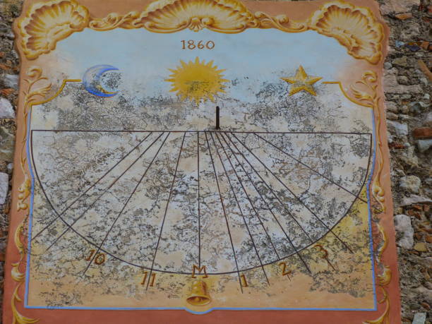 istock Sundial in Gorbio, French Riviera 924870856