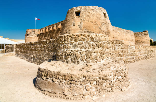 Arad Fort on Muharraq Island in Bahrain Arad Fort on Muharraq Island in Bahrain. The Middle East qalat stock pictures, royalty-free photos & images