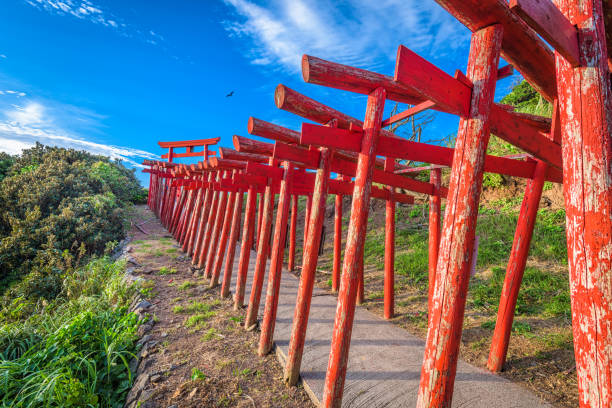 Motonosumi Inari Shrine in Nagato, Yamaguchi Prefecture, Japan.