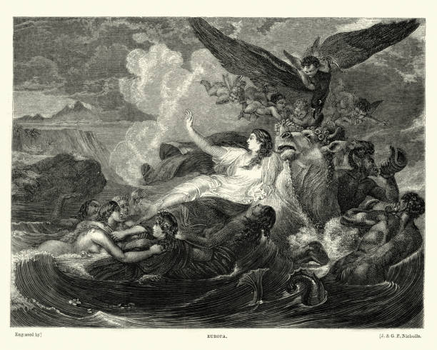istock Greek mythology, Europa a Phoenician princess 924890690