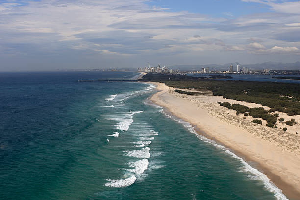 Luftbild von South "Govenor" -Flügel gelegene "Stradbroke island – Foto