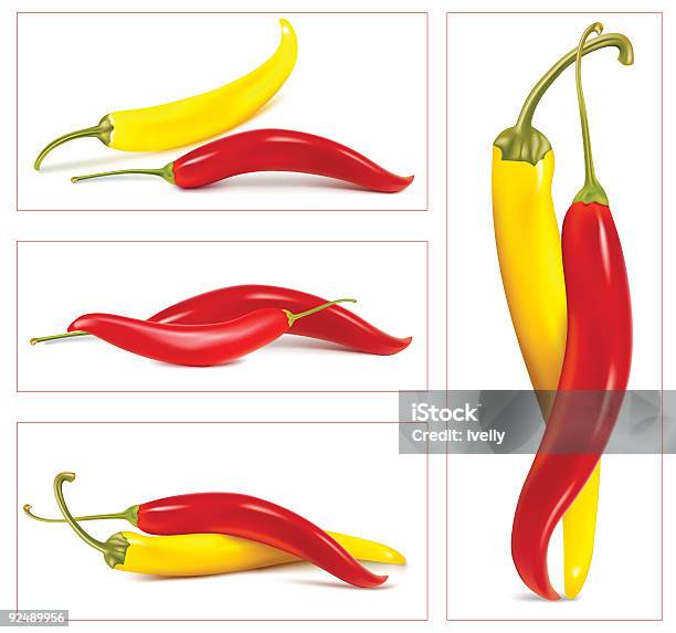 Hot Chili Peppers Stock Illustration - Download Image Now - Cayenne Pepper, Cayenne Powder, Chili Pepper