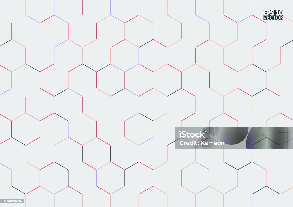 Computer Pattern Graphic Graphic Illustration With Geometric Pattern Processor And Chip ...