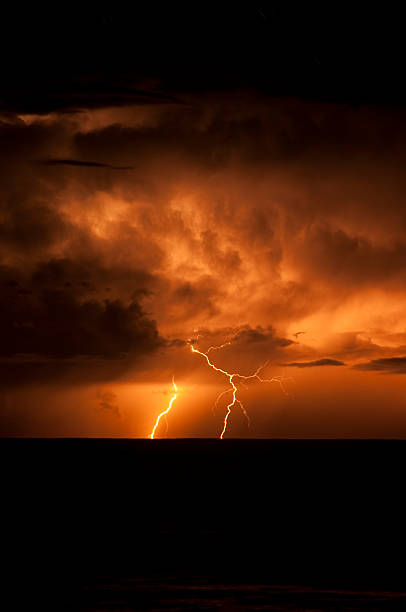 The Lightning Bolt Series  Microburst stock pictures, royalty-free photos & images