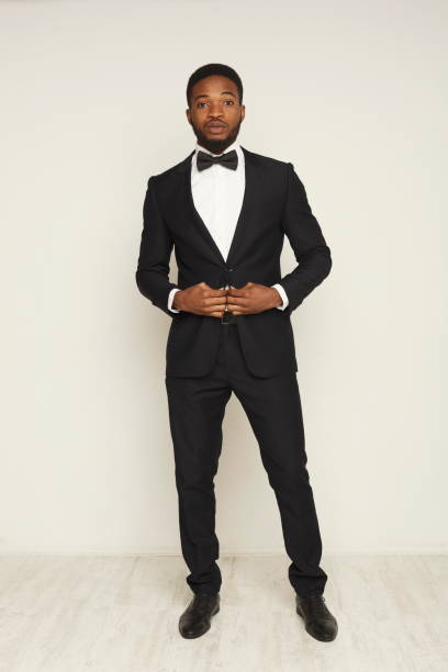 istock Handsome young black man portrait at studio background. 924915802