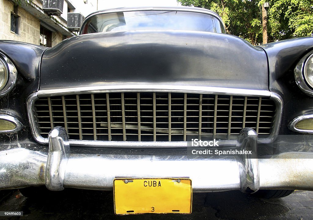 Capota do carro Cuba - Foto de stock de 1950-1959 royalty-free