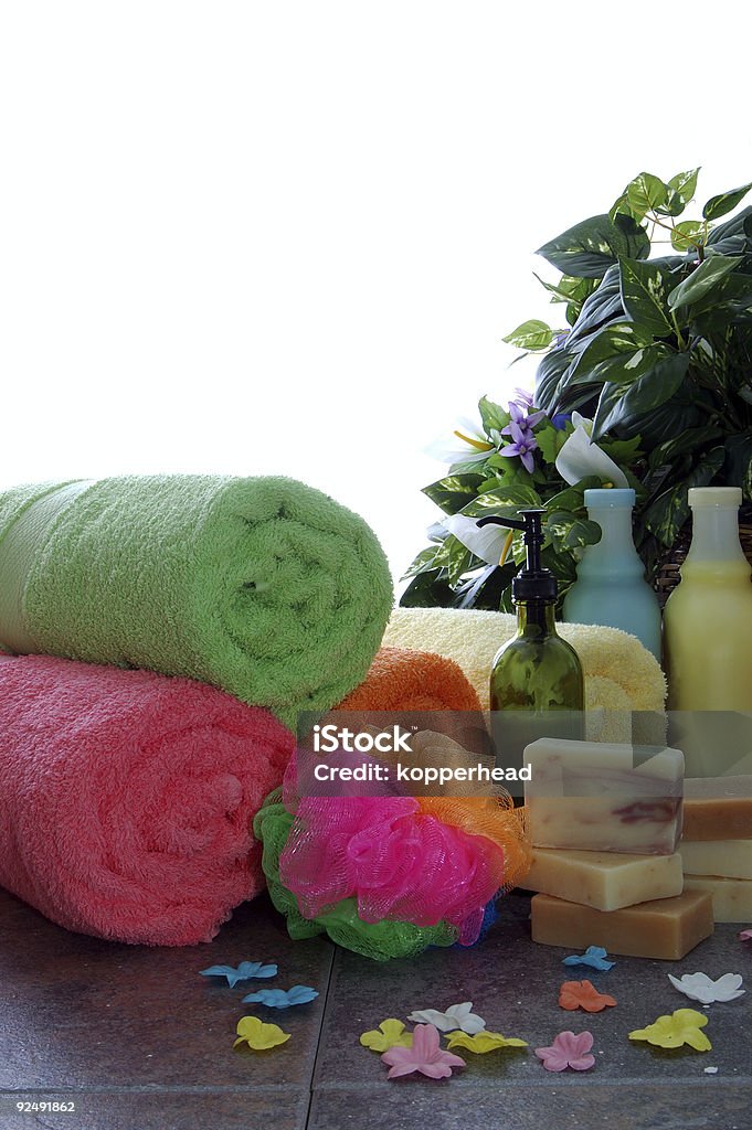 Colorido spa - Royalty-free Banheira Foto de stock