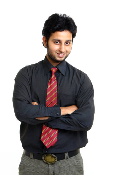 istock Cheerful handsome crossed hands Indian young businessman 924919228