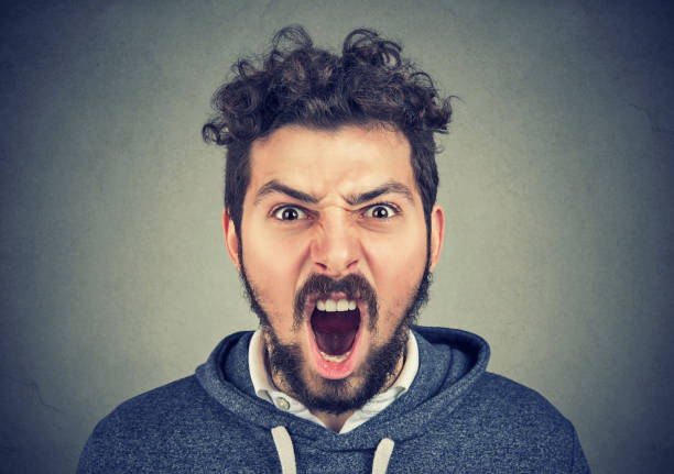 istock Casual man screaming in anger 924919360