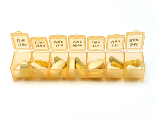 pigułki dziennie - vitamin pill capsule pill echinacea zdjęcia i obrazy z banku zdjęć