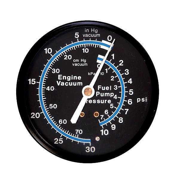 Manómetro de presión/vacío - foto de stock