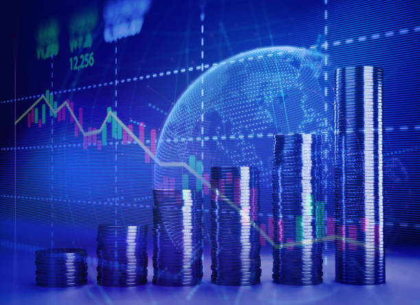 istock 3d rendering of Bitcoin on financial graph background 924923354