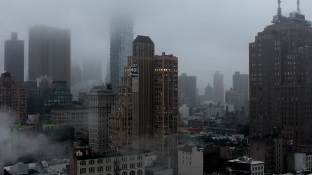 Rainy Downtown NYC