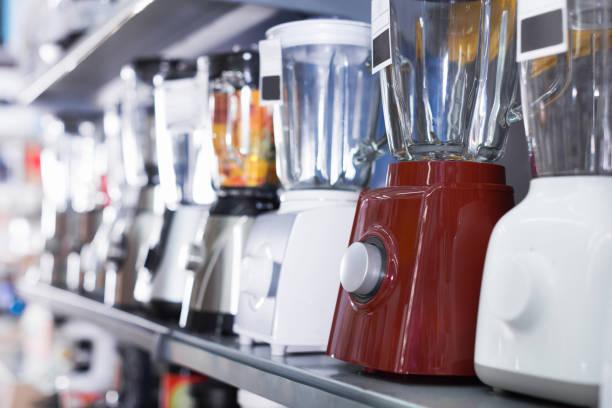 istock Assortment of kitchen appliances at household store 924927672